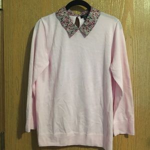 J. Crew Tippi merino wool pink sweater in M, EUC